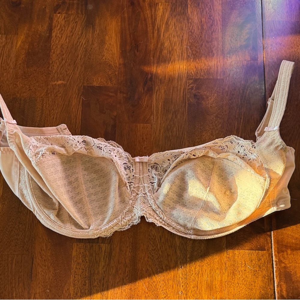 Panache Delicate Lace Bra in Beige
